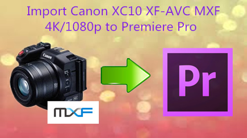 using pro video formats to import mxf files to premiere