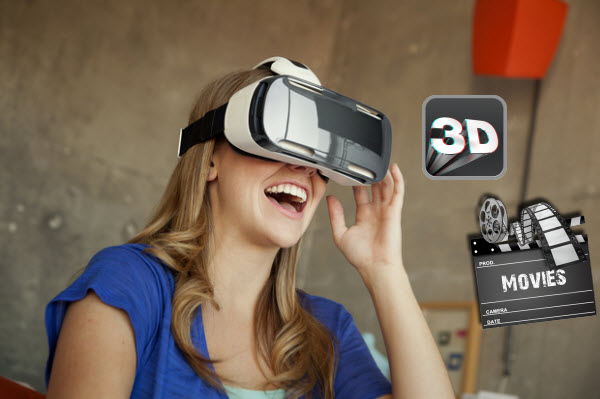 watching 3d movies gear vr
